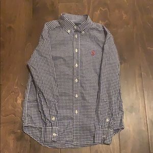 Boys button down shirt, M 10-12